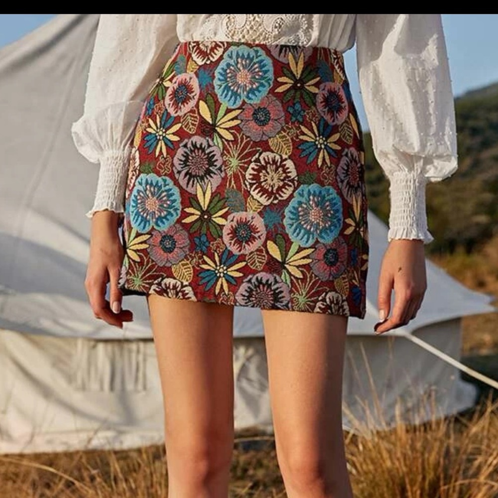 Floral skirt